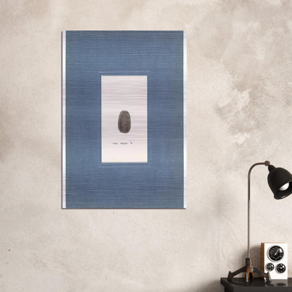 Thumbprint - 1960 - Piero Manzoni Brushed Aluminum Print - 70x100 cm / 28x40 inches | Piero Manzoni Aluminum Print | Piero Manzoni Prints