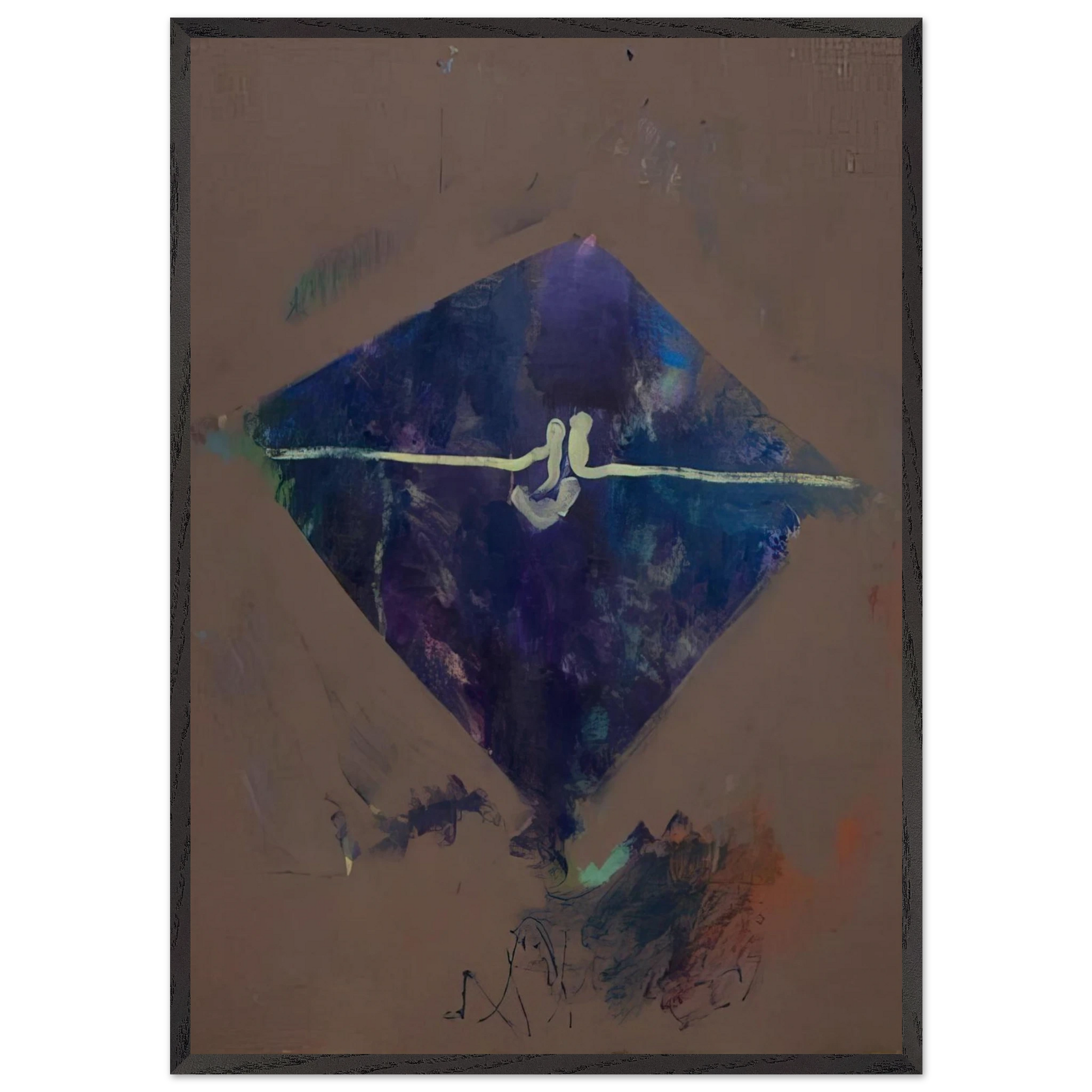 Untitled Sunset Series 33  - 1965 - John Altoon Framed Art Print – Black Wooden Frame - Default Title - -Framed Art Print