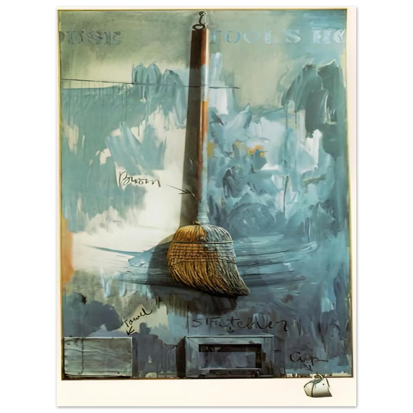 Jasper Johns - FOOLS HOUSE Fine Art Poster - Default Title