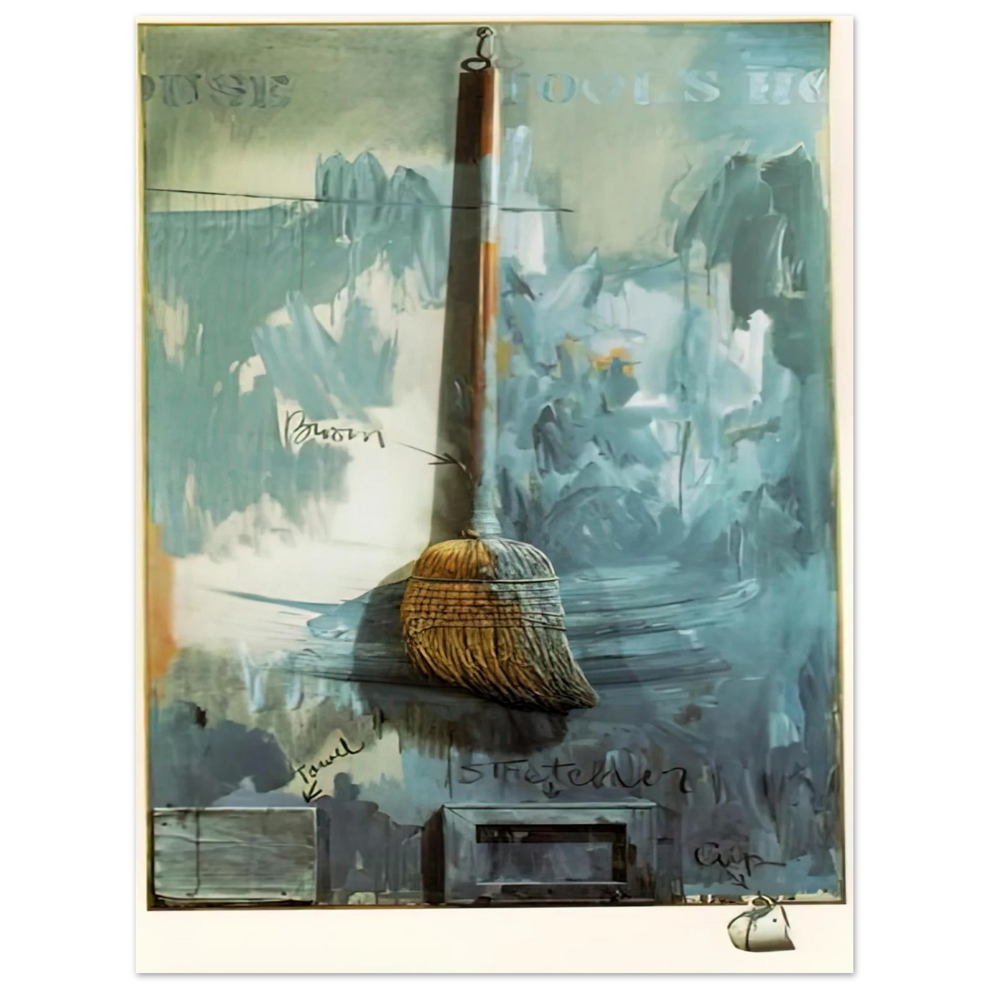 Jasper Johns - FOOLS HOUSE Fine Art Poster - Default Title