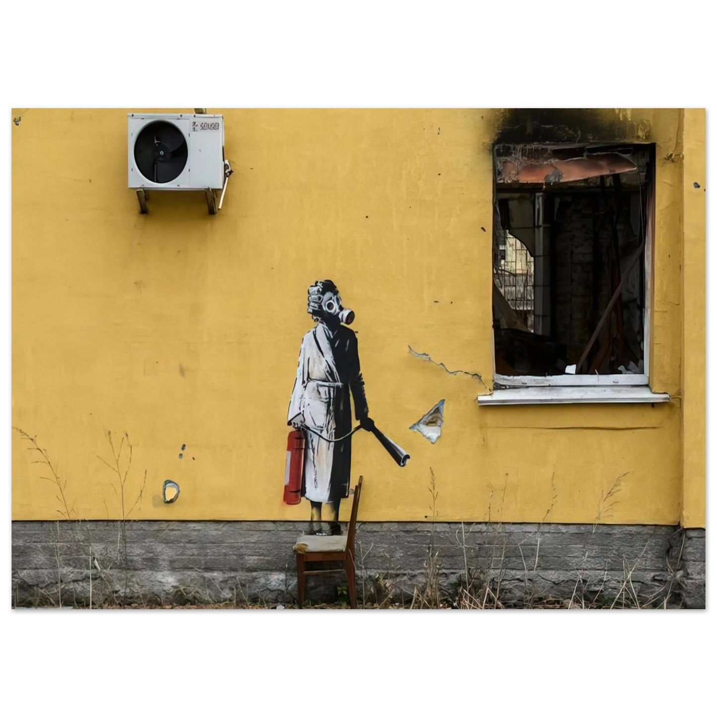 Banksy - HOSTOMEL PROSKURIVSKA 2 2022 Fine Art Poster - 40x60 cm / 16x24 inches