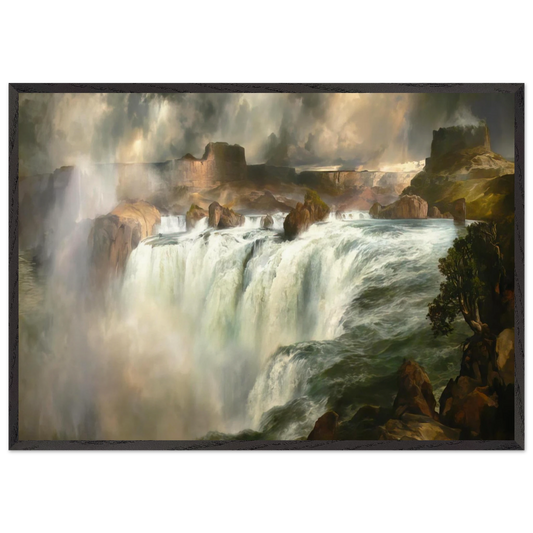 Shenandoah River - Thomas Moran Framed Art Print – Black Wooden Frame - Default Title - -Framed Art Print