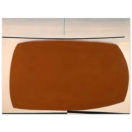 Victor Pasmore - YELLOW ABSTRACT 1961 Fine Art Poster - Default Title