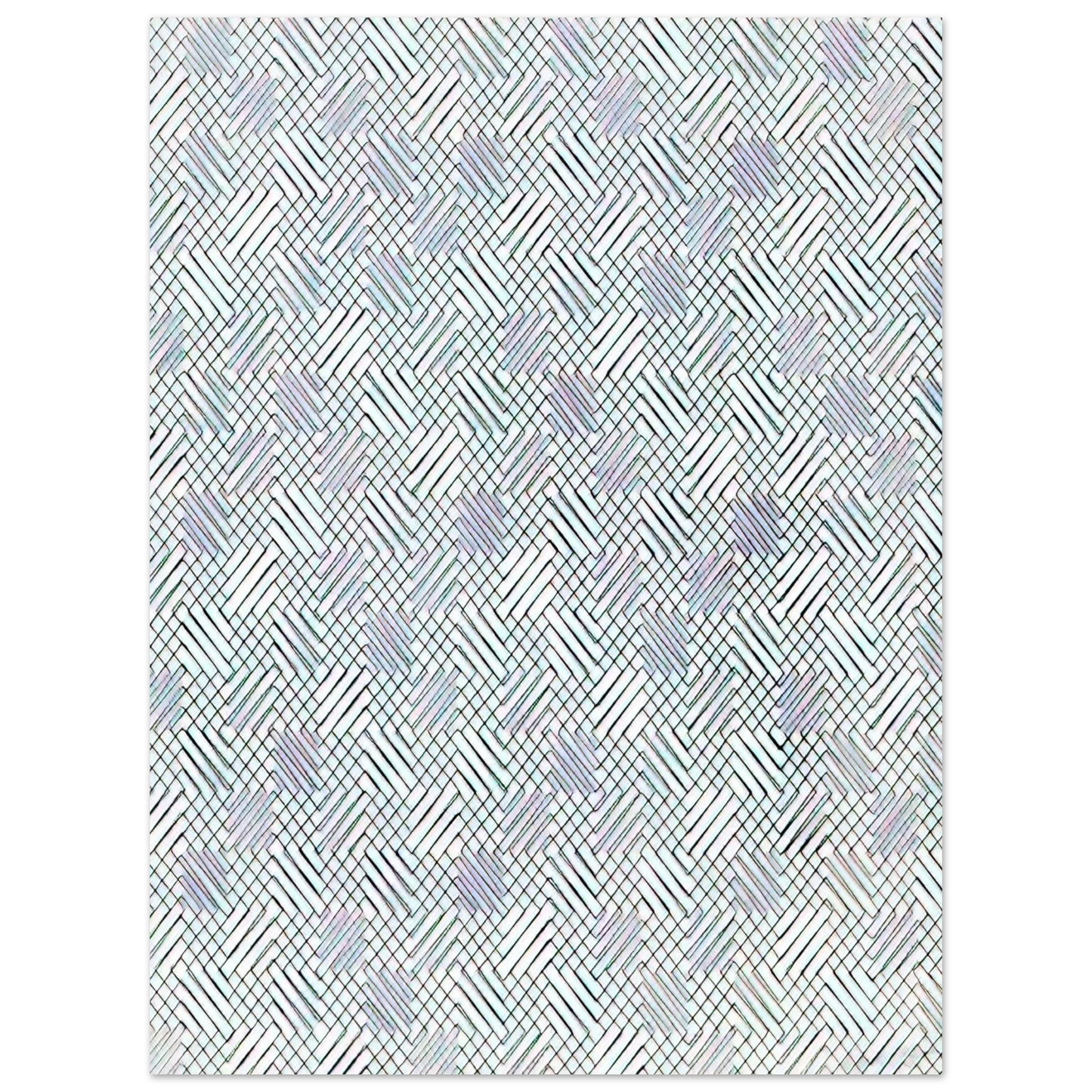 Francois Morellet - Untitled Diagonals - 1970 Fine Art Poster - Default Title