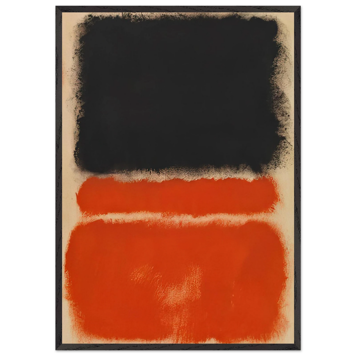 Red - 1968 - Mark Rothko Framed Art Print – Black Wooden Frame - Default Title - -Framed Art Print