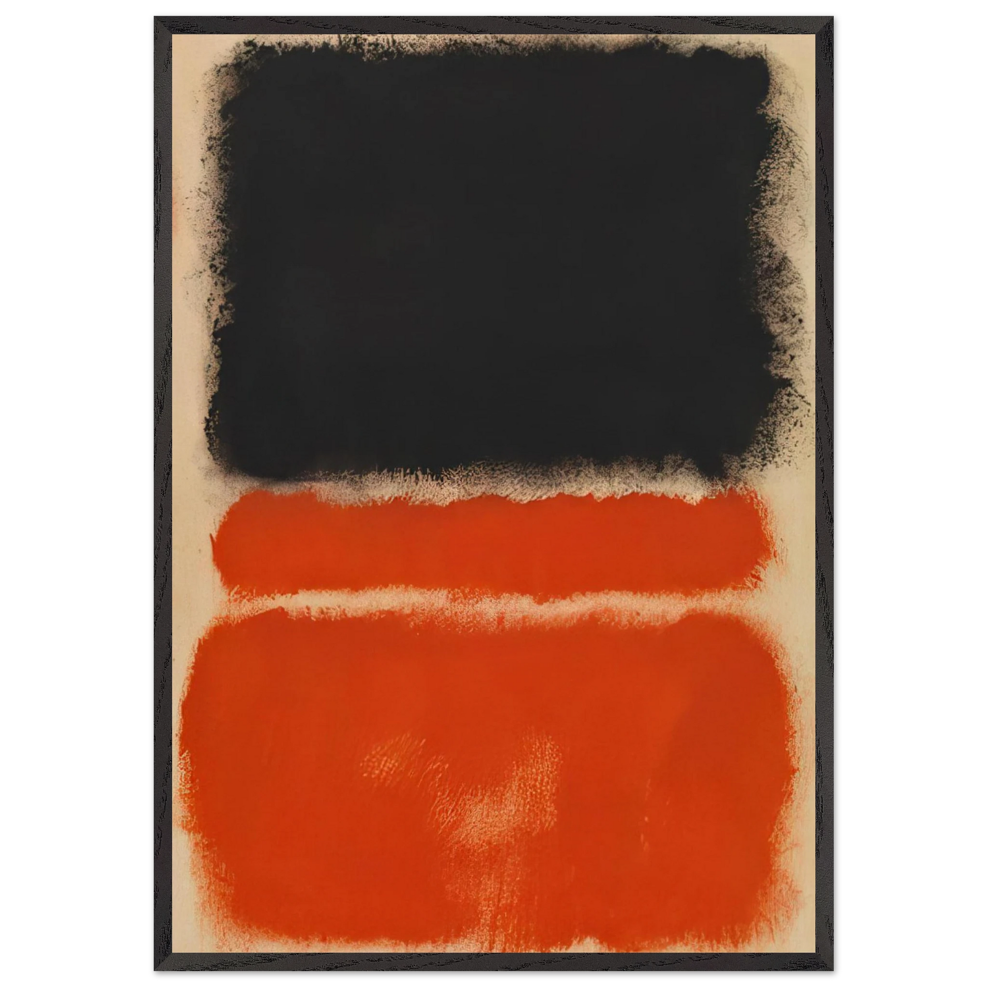 Red - 1968 - Mark Rothko Framed Art Print – Black Wooden Frame - Default Title - -Framed Art Print