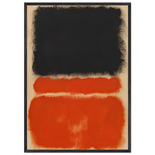 Red - 1968 - Mark Rothko Framed Art Print – Black Wooden Frame - Default Title - -Framed Art Print