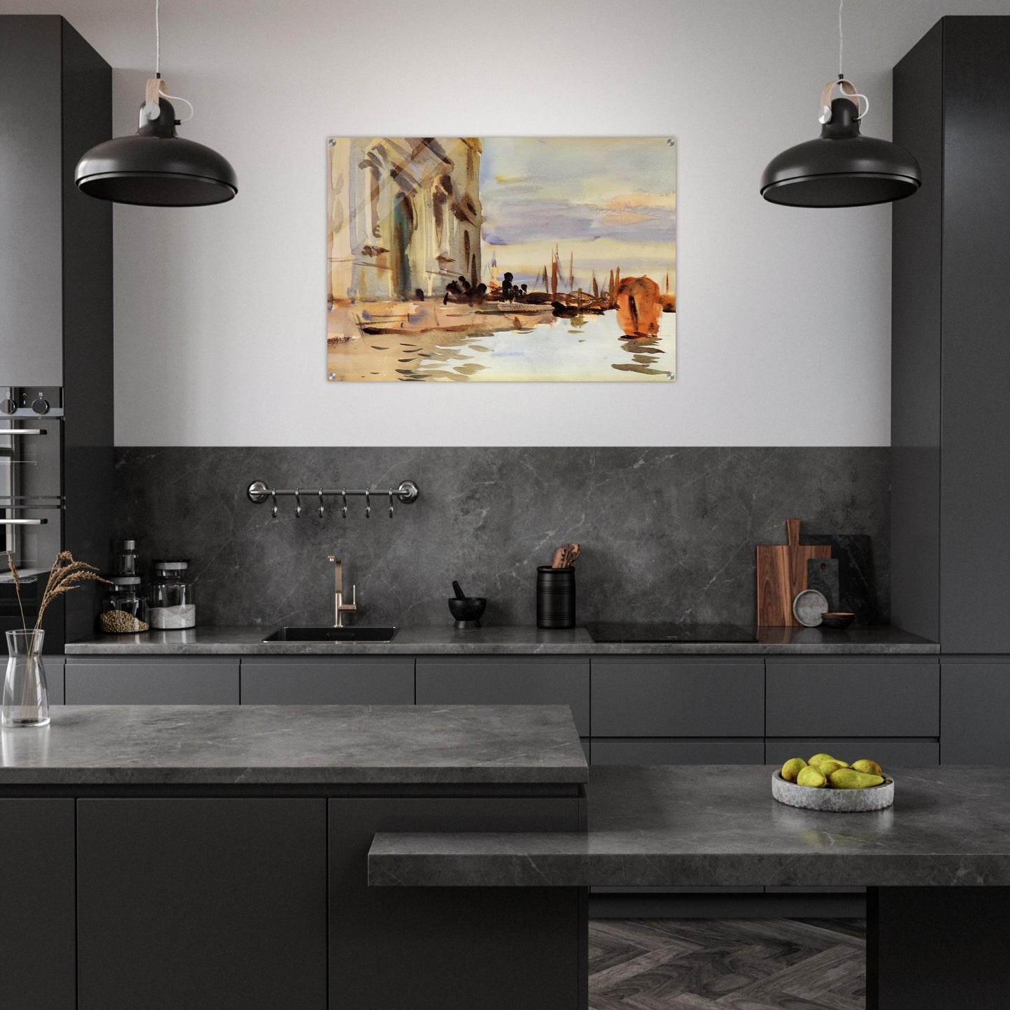 Spirito Santo, Saattera - John Singer Sargent Acrylic Print - 70x100 cm / 28x40″ inches