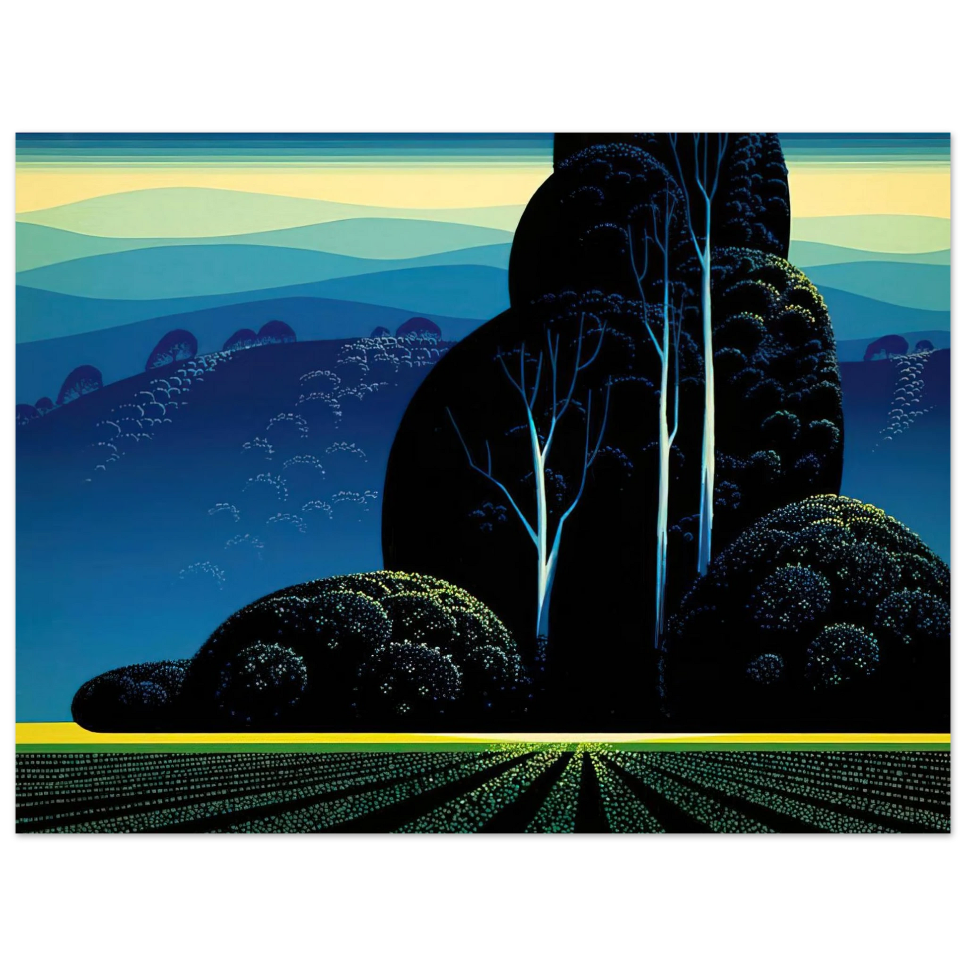 Eyvind Earle - Even Tide Fine Art Poster - Default Title