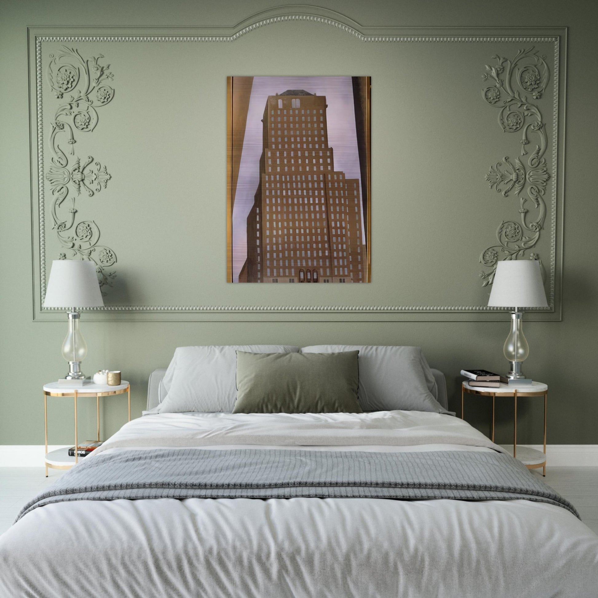 Shelton Hotel New York No. 1 - Georgia O'Keeffe Brushed Aluminum Print - 70x100 cm / 28x40 inches | Georgia O'Keeffe Aluminum Print | Georgia O'Keeffe Prints
