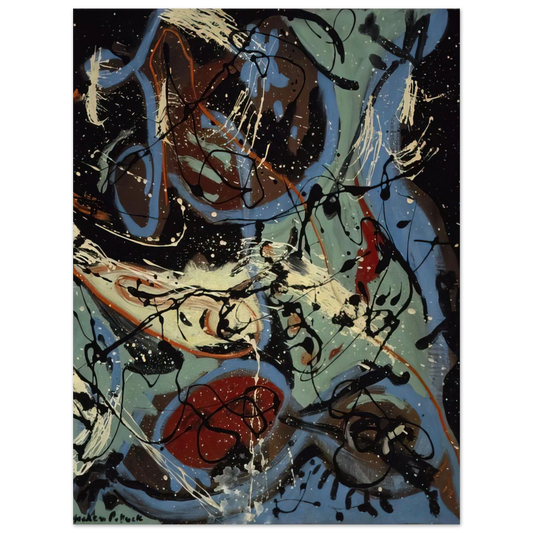Jackson Pollock - COMPOSITION WITH POURING II Fine Art Poster - Default Title