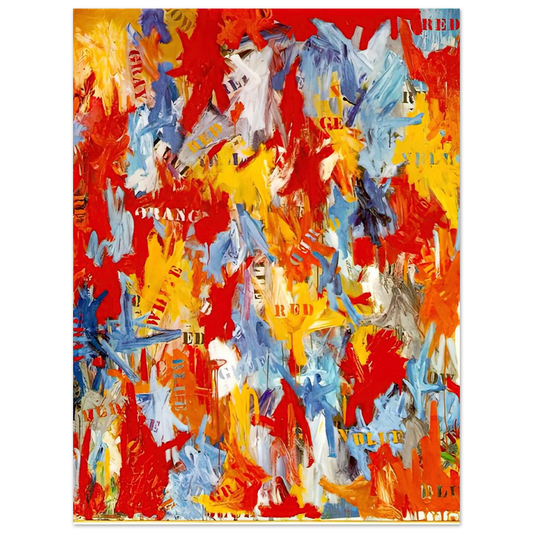 Jasper Johns - FALSE START 1959 Fine Art Poster - Default Title