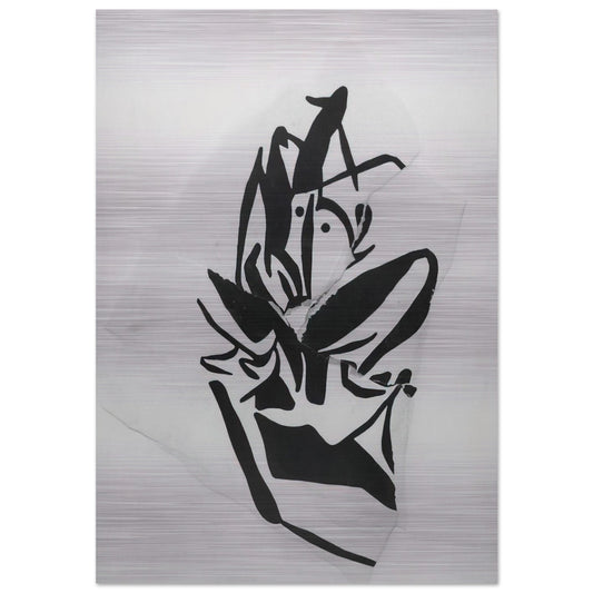 Torn-Up Woodcut - Jean Arp Brushed Aluminum Print - 70x100 cm / 28x40 inches | Jean Arp Aluminum Print | Jean Arp Prints
