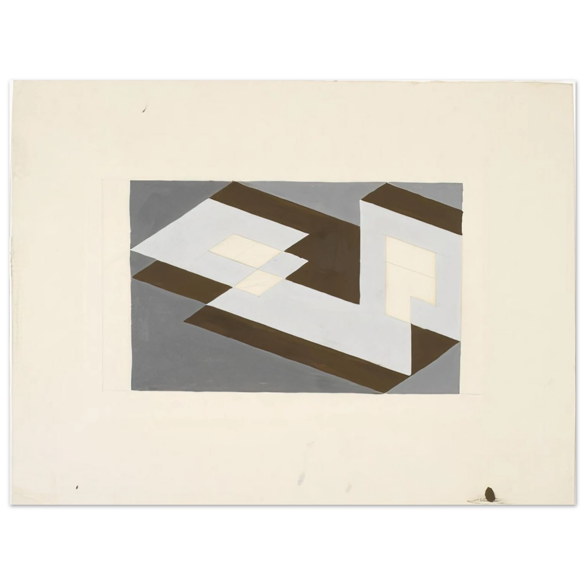 Josef Albers - STUDY FOR TENAYUCA 1938 Fine Art Poster - Default Title