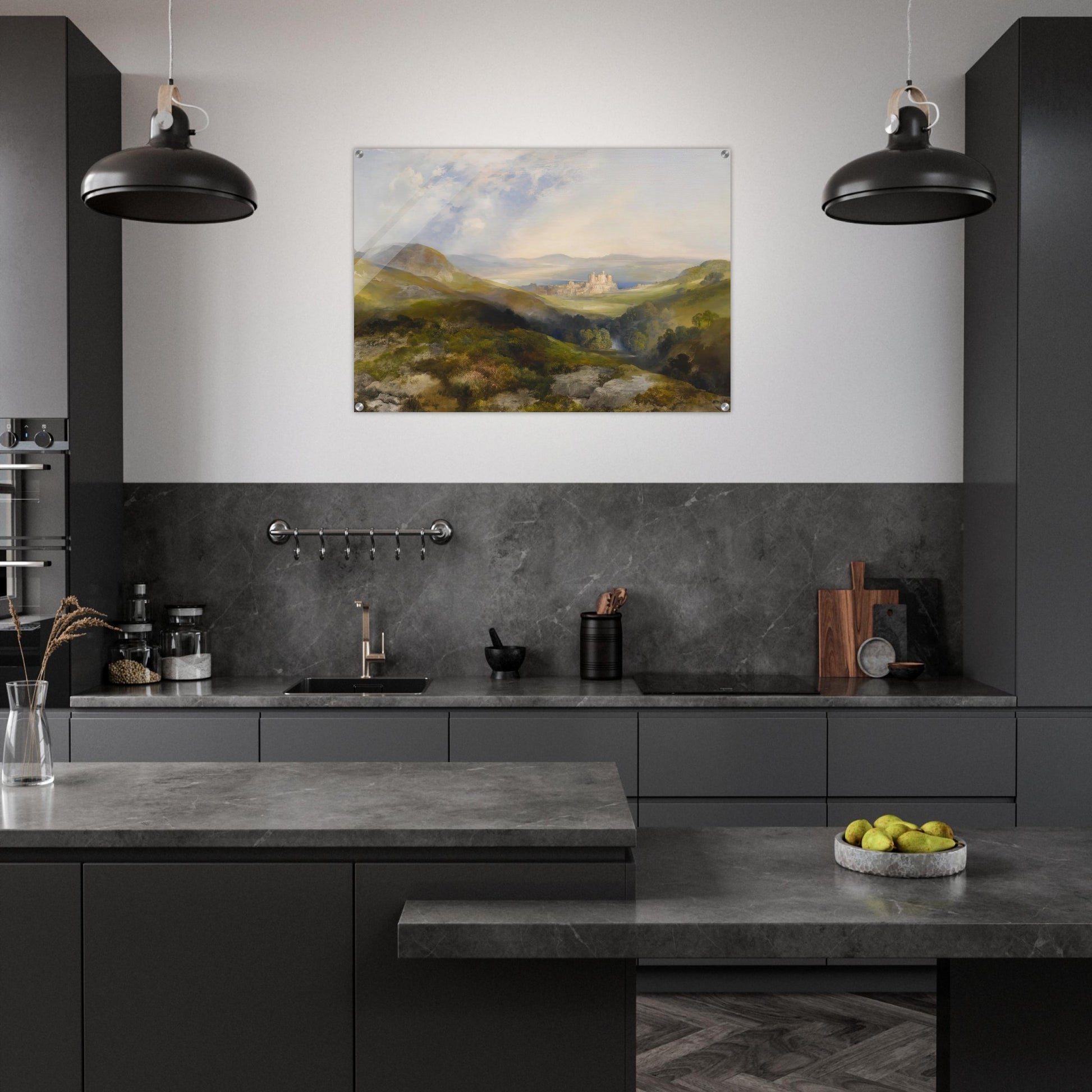 Conway Castle - Thomas Moran Acrylic Print - 70x100 cm / 28x40″ inches