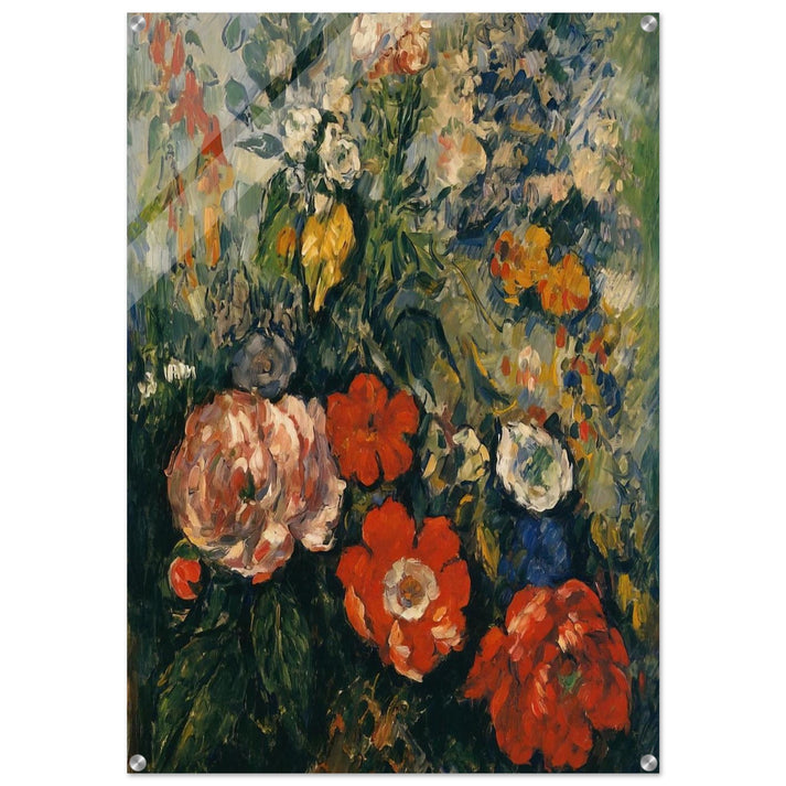 Bouquet of Flowers - Paul Cézanne Acrylic Print - 70x100 cm / 28x40″ inches