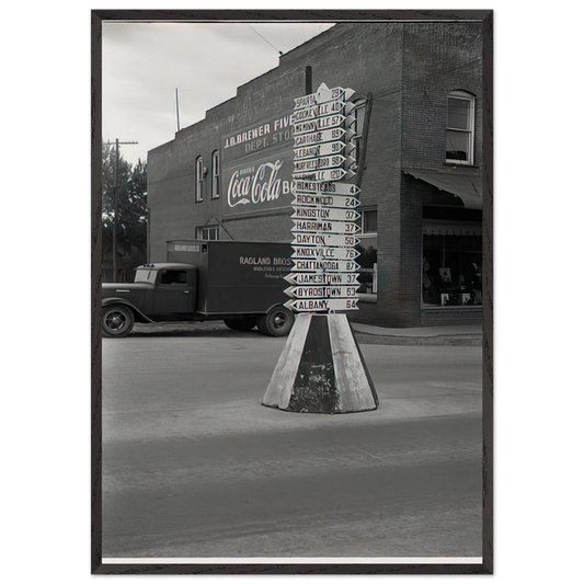 SIGNS - Ben Shahn Framed Art Print – Black Wooden Frame - Default Title - -Framed Art Print