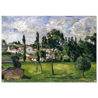 Landscape with Waterline - Paul Cézanne Acrylic Print - 70x100 cm / 28x40″ inches
