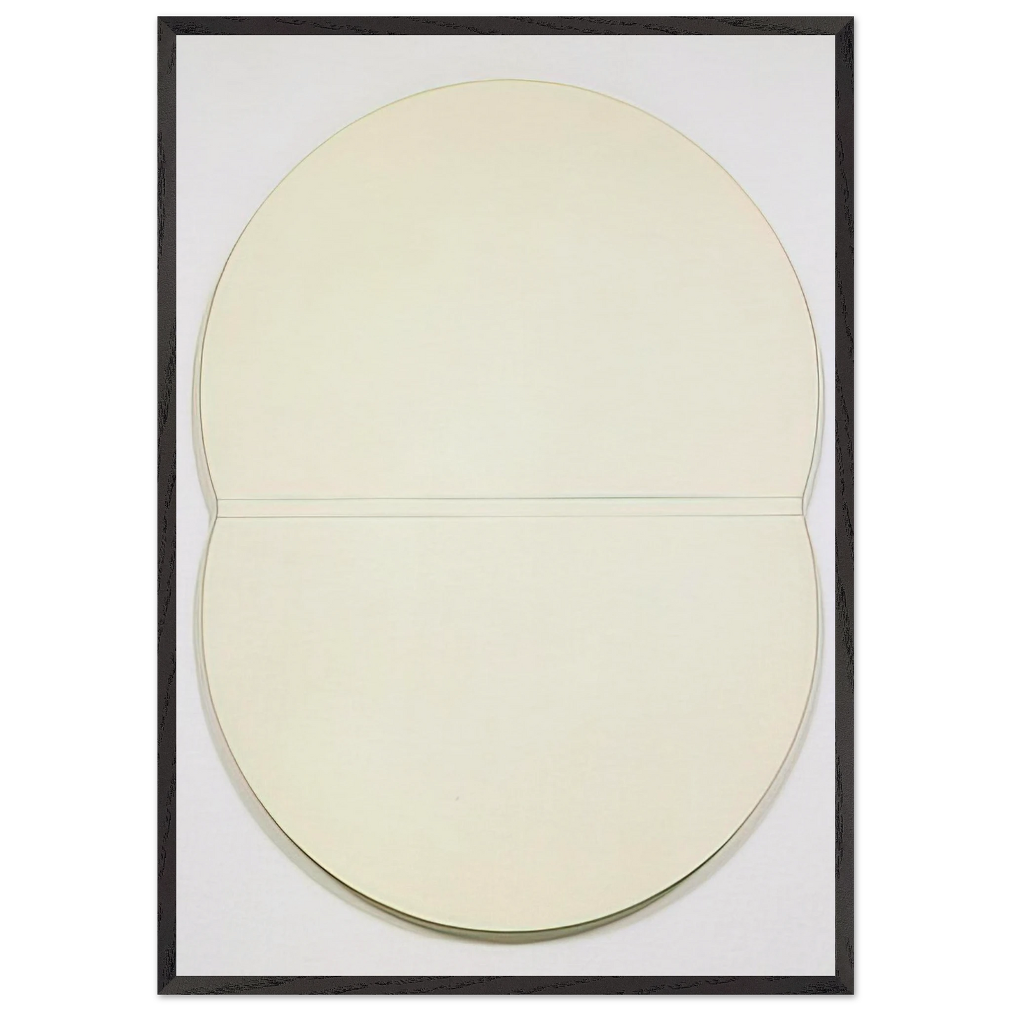 White Plaque Bridge Arch and Reflection - Ellsworth Kelly Framed Art Print – Black Wooden Frame - Default Title - -Framed Art Print