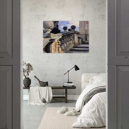 The Steps of the Church of S. S. Domenico-e-Siste in Rome - John Singer Sargent Acrylic Print - 70x100 cm / 28x40″ inches