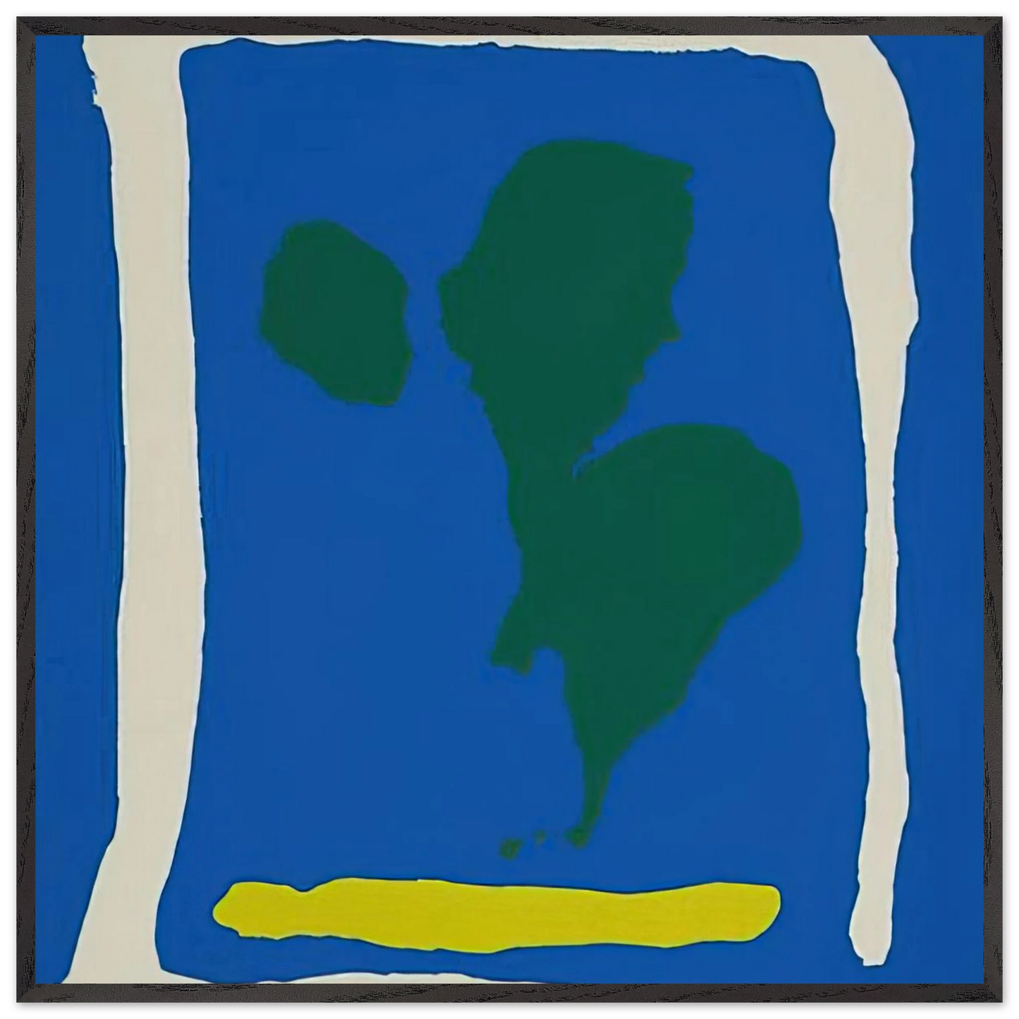 Helen Frankenthaler - Air Frame - 1965 Wall art - 40x40 cm / 16x16 inches - Fine Art Poster - -