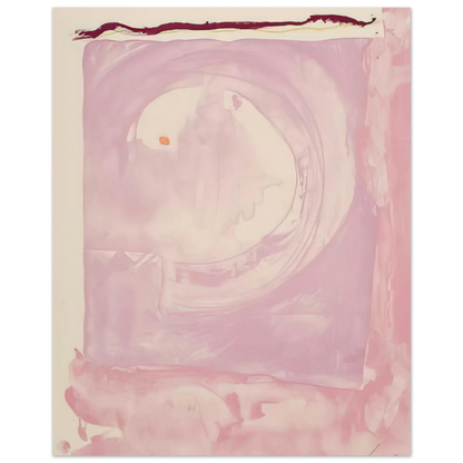 Helen Frankenthaler - Reflections IX - 1995 Wall art - 50x70 cm / 20x28 inches - Premium Wooden Framed Poster With Fine Art Paper - Black frame
