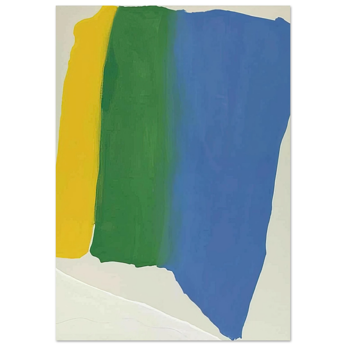 Helen Frankenthaler - Summer Insignia - 1969 Wall art - 28x43  cm / XL (11x17 inches) - Fine Art Poster - -
