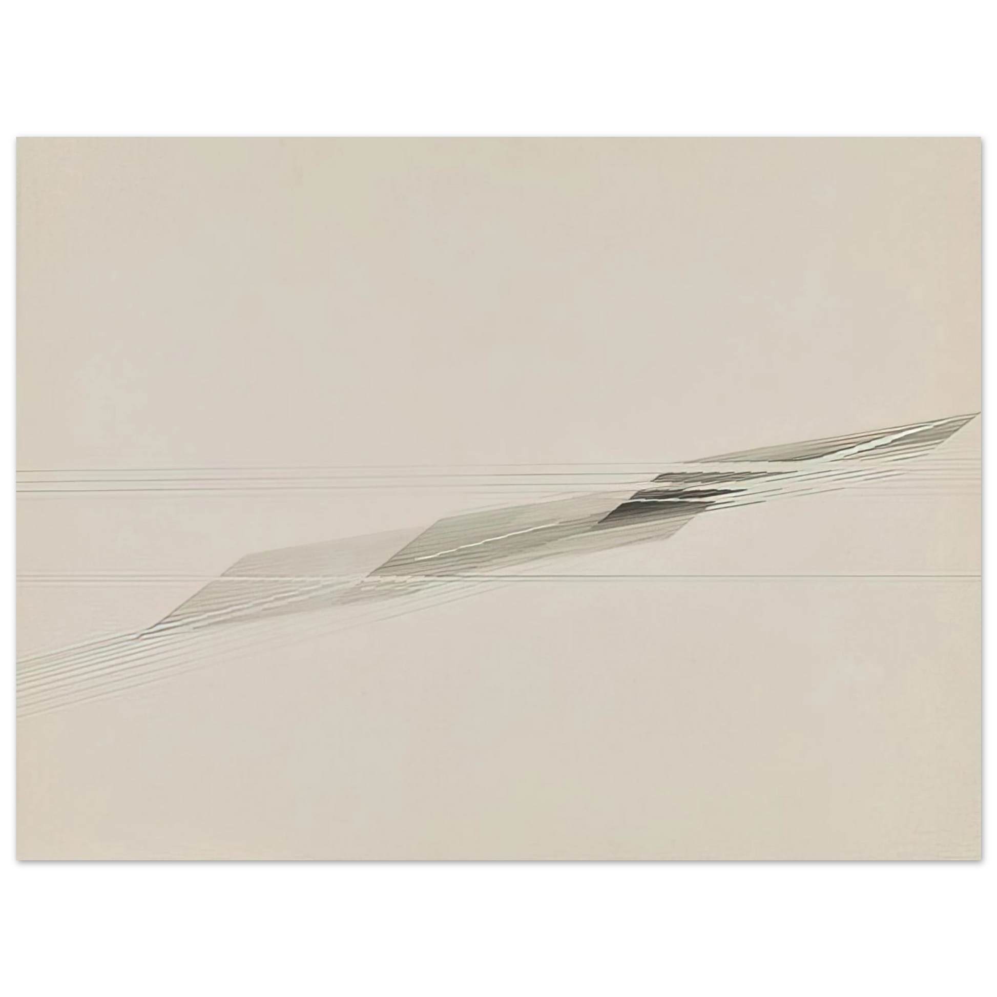 Nasreen Mohamedi - Untitled - Minimalism Fine Art Poster - Default Title