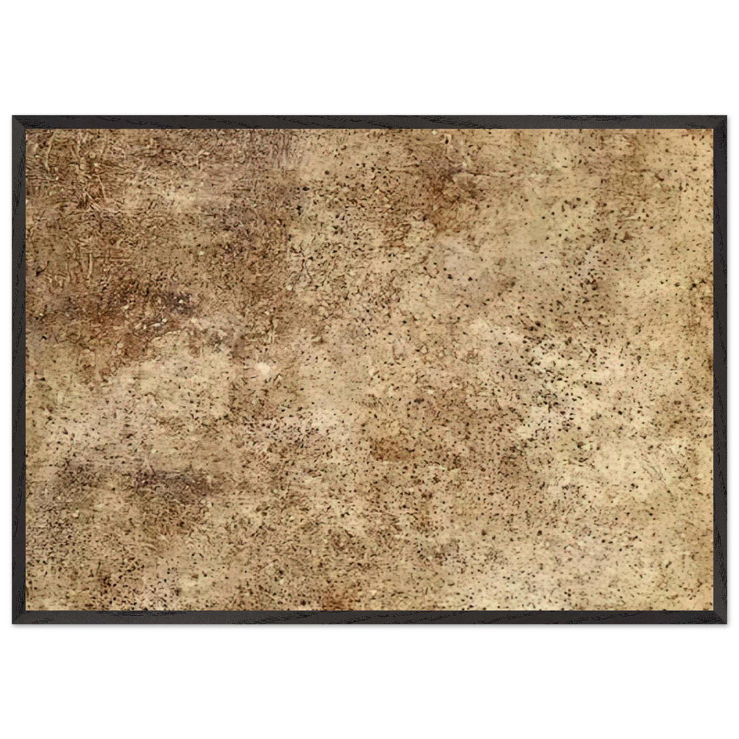 EARTH S MANTLE - Jean Dubuffet Framed Art Print – Black Wooden Frame - Default Title - -Framed Art Print