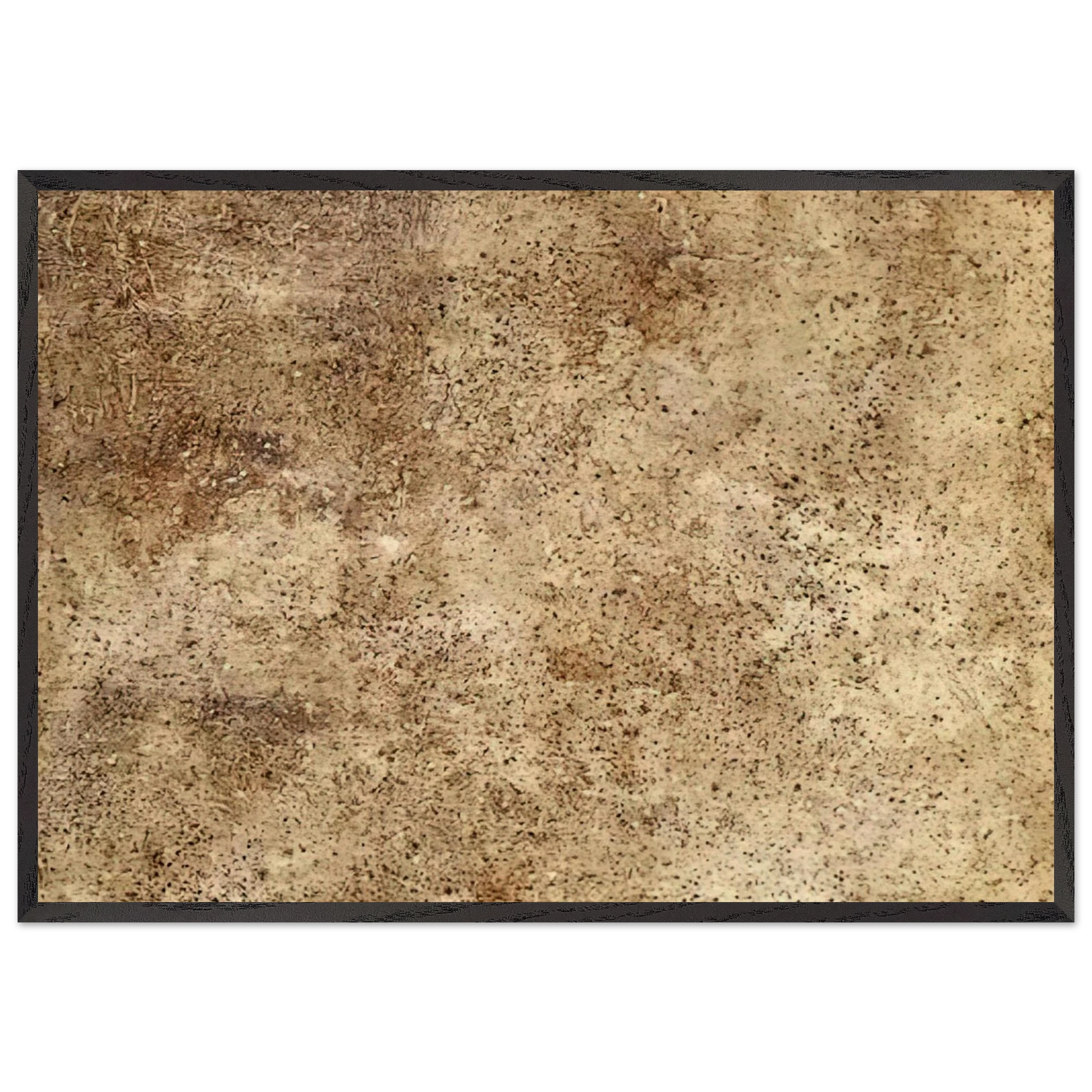 EARTH S MANTLE - Jean Dubuffet Framed Art Print – Black Wooden Frame - Default Title - -Framed Art Print