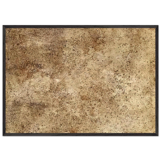 EARTH S MANTLE - Jean Dubuffet Framed Art Print – Black Wooden Frame - Default Title - -Framed Art Print