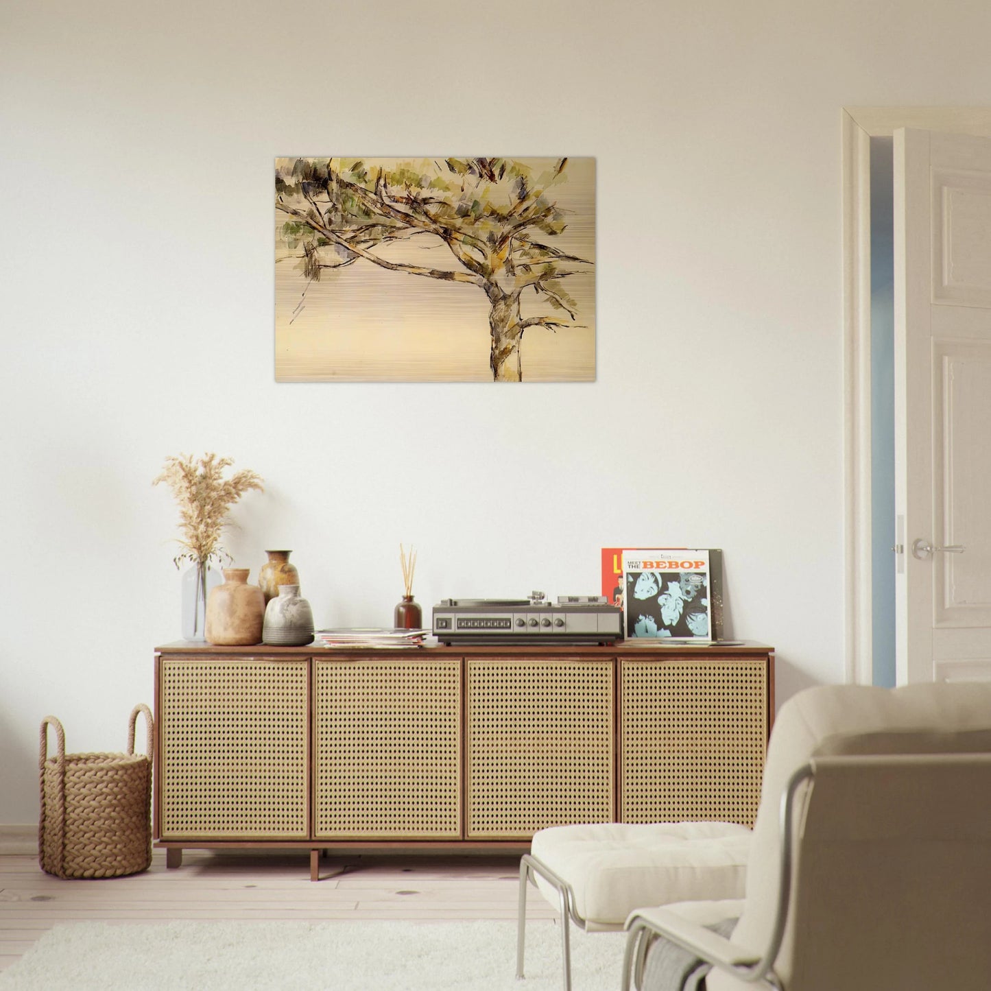 Large Pine - Paul Cézanne Brushed Aluminum Print - 70x100 cm / 28x40 inches | Paul Cézanne Aluminum Print | Paul Cézanne Prints