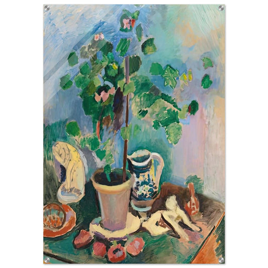 THE GERANIUM 1906 - Henri Matisse Acrylic Print - 70x100 cm / 28x40″ inches