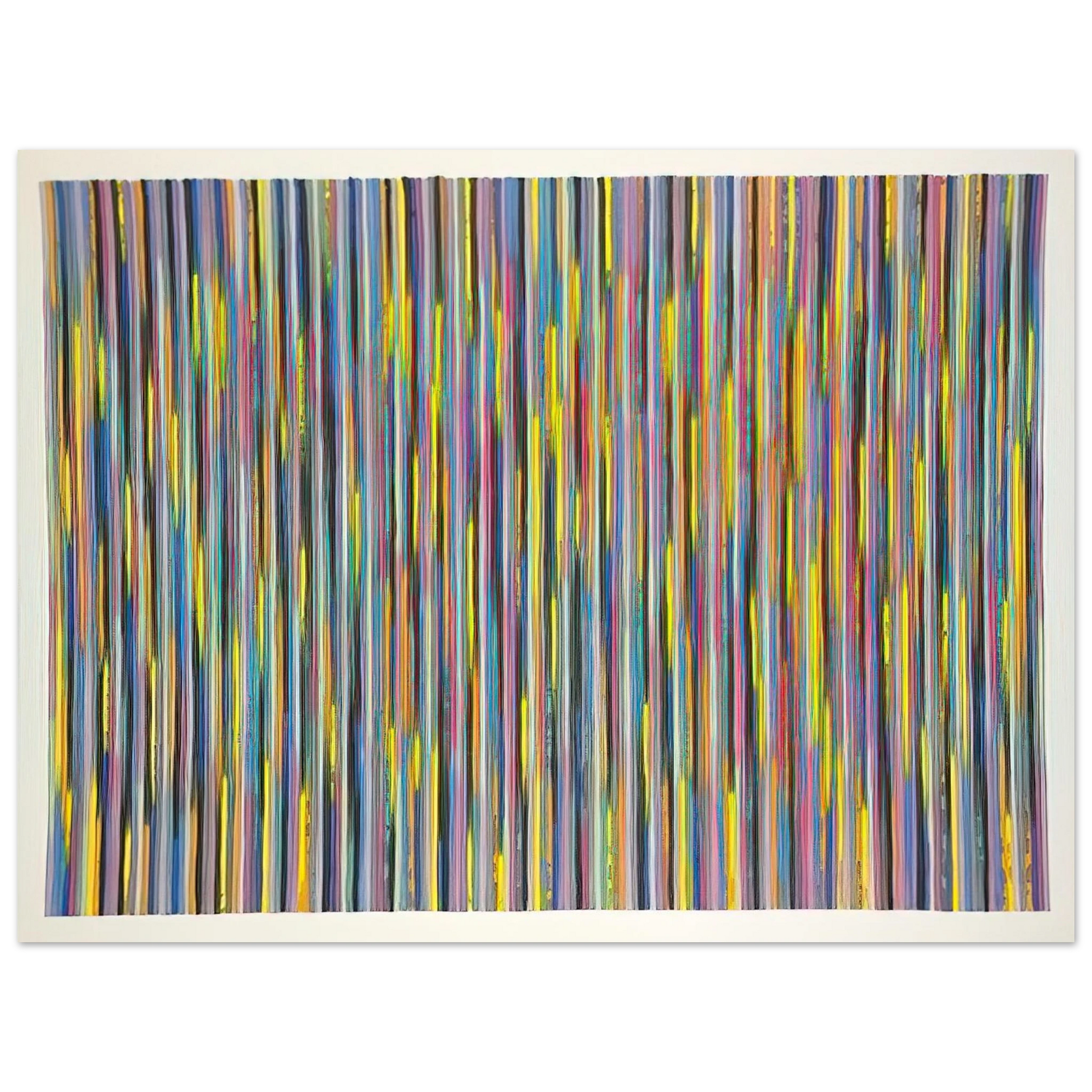 Gene Davis - Joy Ride - 1981 Fine Art Poster - Default Title
