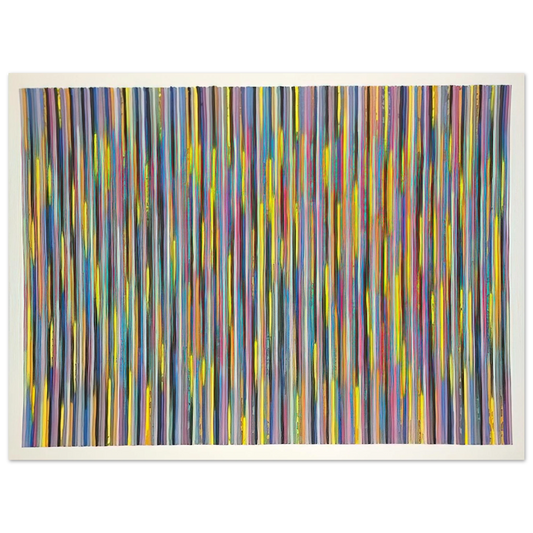 Gene Davis - Joy Ride - 1981 Fine Art Poster - Default Title