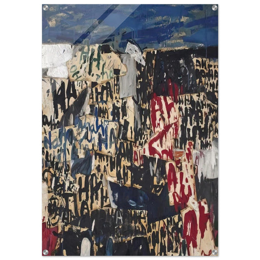 Allan Kaprow on the Legacy of Jackson Pollock - Allan Kaprow Acrylic Print - 70x100 cm / 28x40″ inches