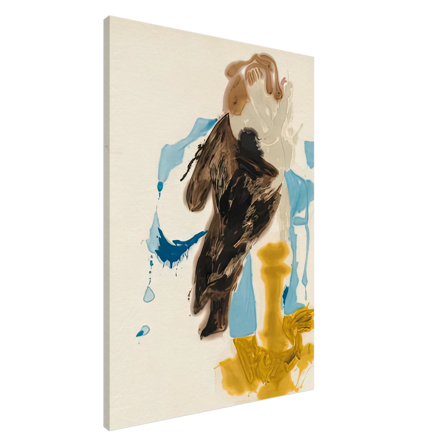 Helen Frankenthaler - After Rubens, 1961- Wall Art - 60x80 cm / 24x32 inches - Premium Wooden Framed Poster With Fine Art Paper - White frame