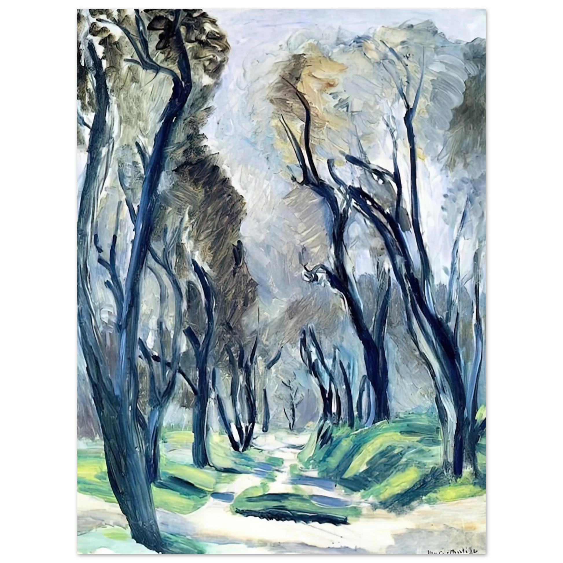 Henri Matisse - THE PATH OF OLIVE TREES 1920 Fine Art Poster - Default Title