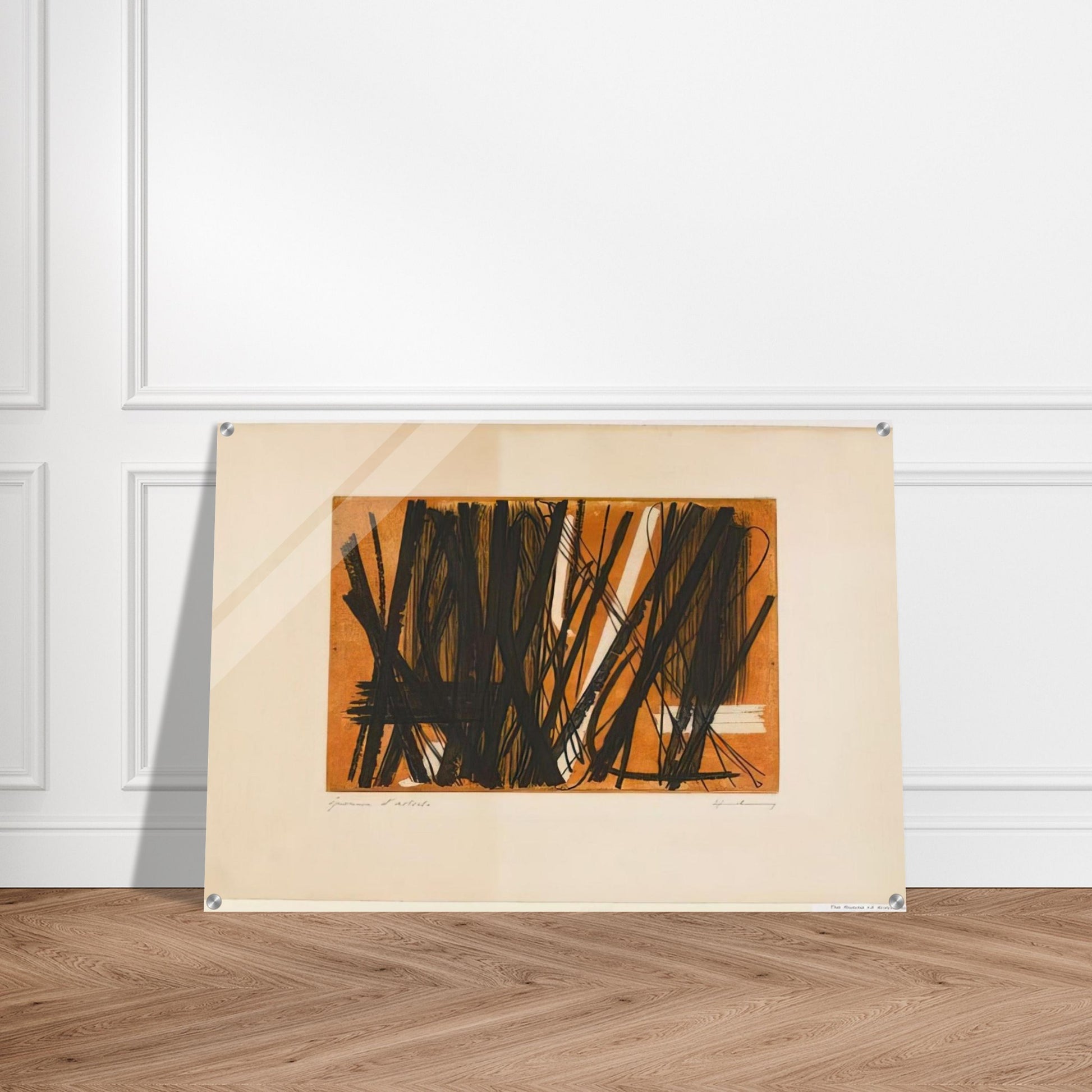 Etching #5 - 1953 - Hans Hartung Acrylic Print - 70x100 cm / 28x40″ inches | Hans Hartung Wall Art | Hans Hartung Prints