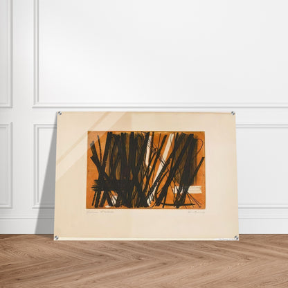 Etching #5 - 1953 - Hans Hartung Acrylic Print - 70x100 cm / 28x40″ inches | Hans Hartung Wall Art | Hans Hartung Prints