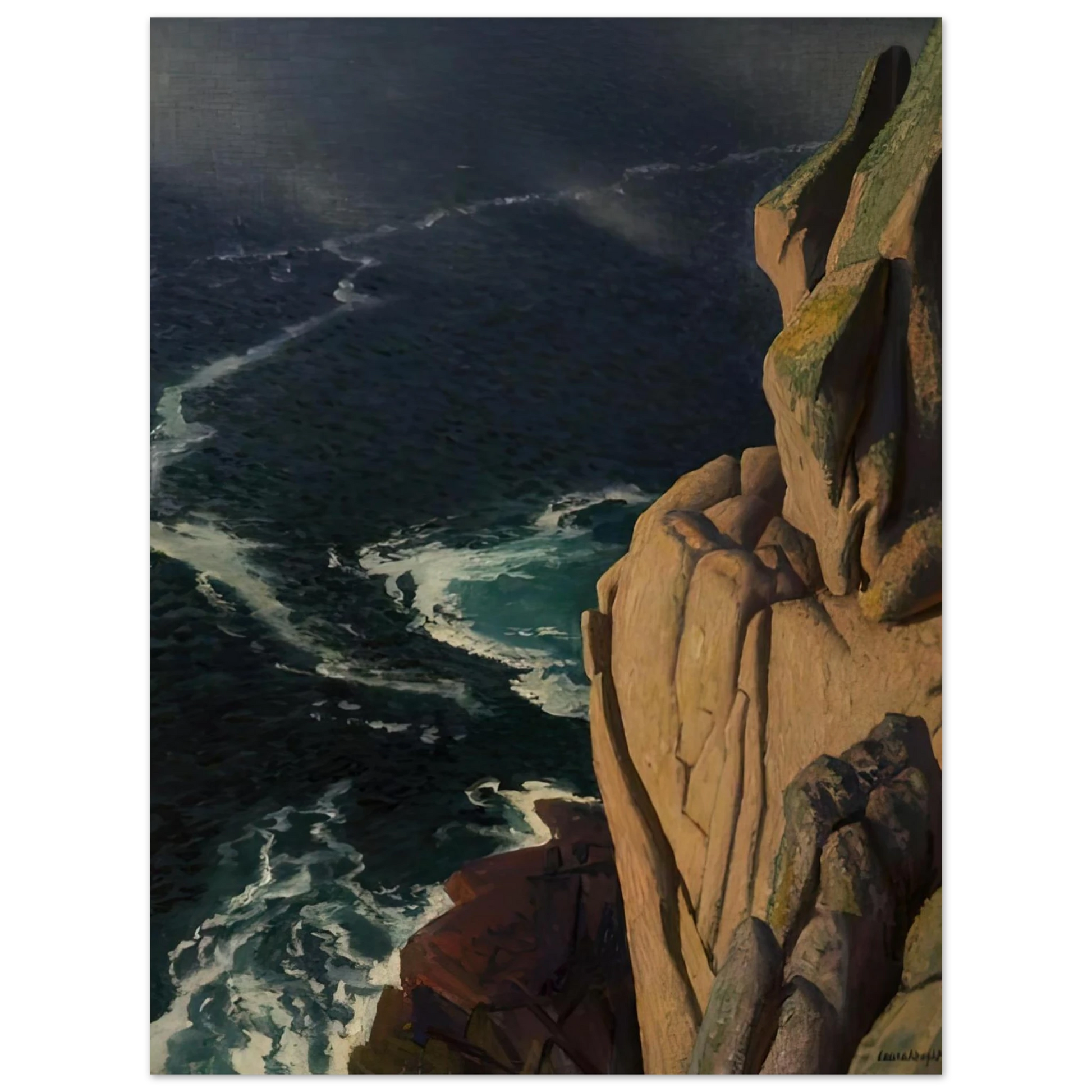 Laura Knight - THE CRUEL SEA 1967 Fine Art Poster - Default Title