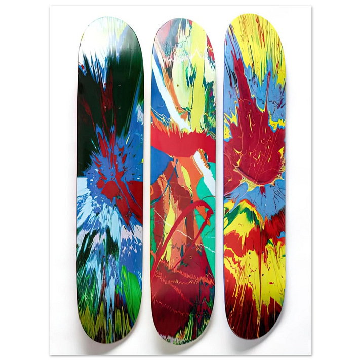 Damien Hirst - SUPREME SKATE DECKS  75x100 cm / 30x40inches Fine Art Poster