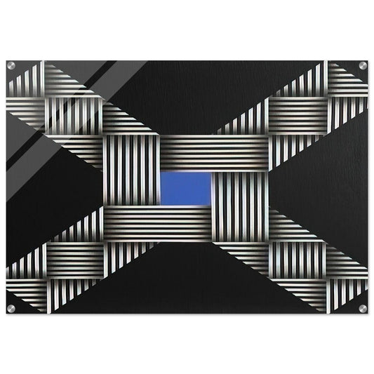 O.V.N.I. - 1967 - Omar Rayo Acrylic Print - 70x100 cm / 28x40″ inches