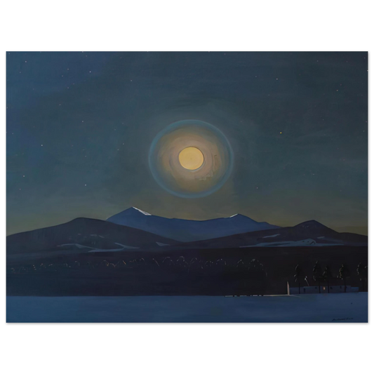Rockwell Kent - Moonlight, Winter Fine Art Poster - Default Title