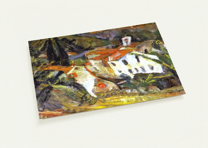 CERET LANSCAPE By Chaim Soutine Pack of 10 Post Cards | Chaim Soutine Post Cards | A6 (10.5 x 14.8 cm) - 4.1 x 5.8 inches