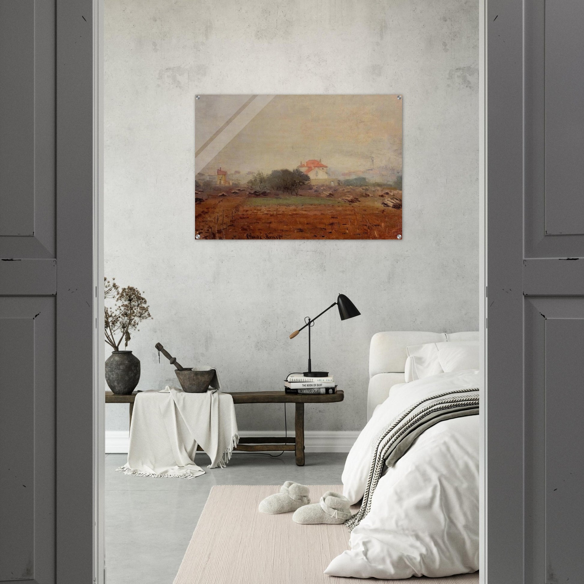 Fog - claude monet Acrylic Print - 70x100 cm / 28x40″ inches | claude monet Wall Art | claude monet Prints