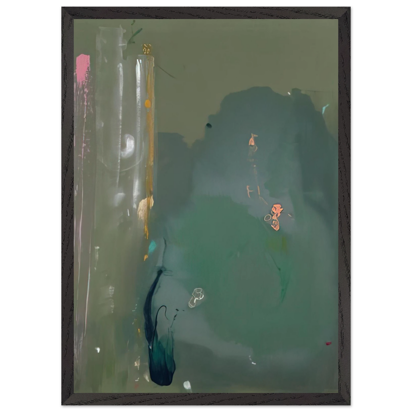 Helen Frankenthaler - CÃ´te d Argent - 1980 Wall art - 50x50 cm / 20x20 inches - Fine Art Poster - -