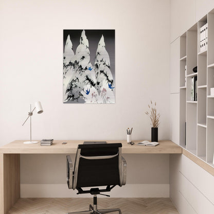 Winter Pine - Eyvind Earle Brushed Aluminum Print - 70x100 cm / 28x40 inches | Eyvind Earle Aluminum Print | Eyvind Earle Prints