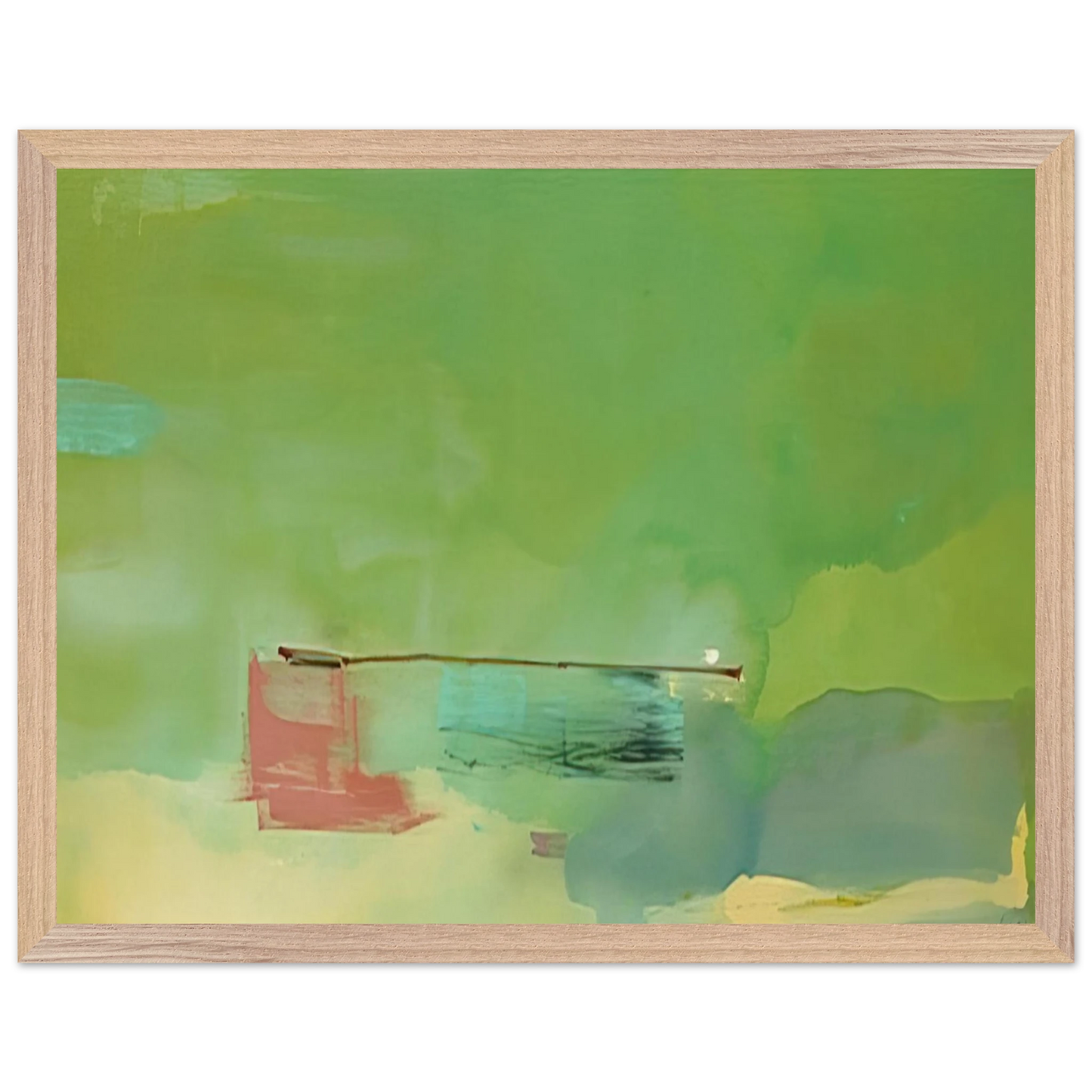 Helen Frankenthaler - Springscape - 1975 Wall art - 30x40 cm / 12x16 inches - Fine Art Poster - -