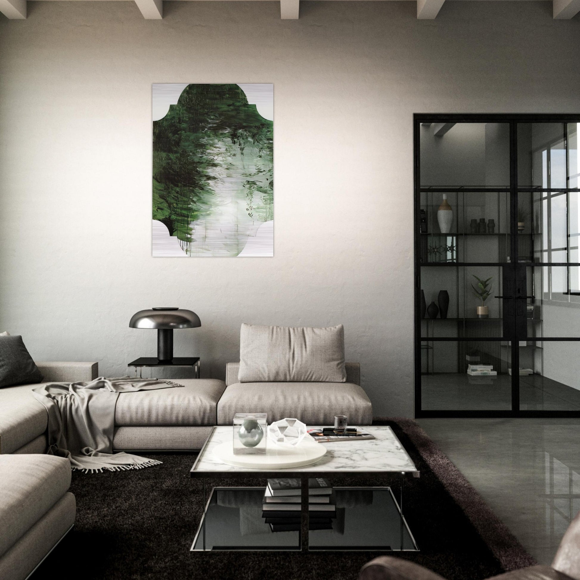 Untitled Part V - Cy Twombly Brushed Aluminum Print - 70x100 cm / 28x40 inches | Cy Twombly Aluminum Print | Cy Twombly Prints